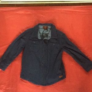 7 for all mankind soft denim top.